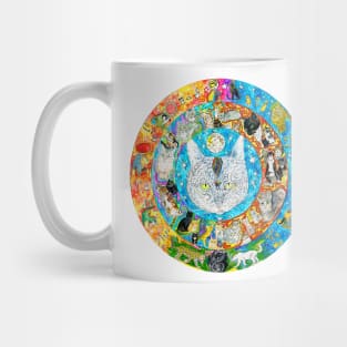 The CAT mandala Mug